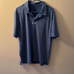 Oakley Men's Heathered Navy Polo Shirt